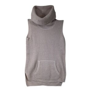 Two by Vince Camuto Sweater Vest Sleeveless Knit Cowl Neck Pocket PXS‎
